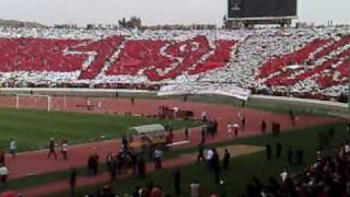 TIFO Wydad Vs Taraji I 09 Mai 2009 I Le plus grand TIFO wydadi au Monde I Record Batu au MAROC [upl. by Enyrat972]