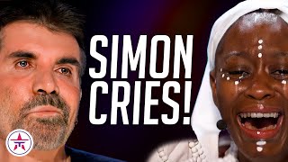 Nightbirde Tribute Choir Makes Simon Cowell CRY on AGT 2023 [upl. by Asenev]