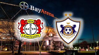 Europa League Achtelfinale Bayer Leverkusen  Qarabag 2024 [upl. by Papotto]