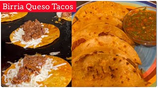 Easy Birria De Res and consome recipe plus queso tacos😋So delicious and easy in my Instant pot [upl. by Allsopp]