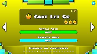 Geometry Dash  Cant Let Go 100  Todas las monedas [upl. by Ellienad]