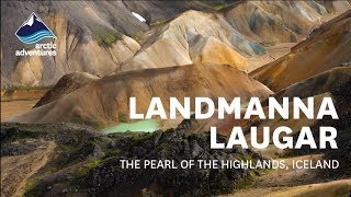 Hiking in Landmannalaugar Iceland  2016 HD [upl. by Rattray]