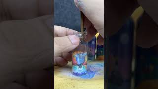 Play sand art with mesand in bottle  sandart sand painting 沙瓶画｜サンドアート رسم الزجاجة الرملية [upl. by Nerrat809]