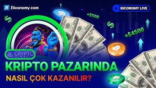 BICONOMYLIVE CRYPTO CINCI ile Kripto pazarında nasıl çok kazanılır 💰💸 [upl. by Ayekahs]