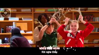 LyricsVietsub GLEE  Full Performance of quotRockin Around The Christmas Treequot [upl. by Tiffi829]