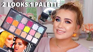 2 LOOKS 1 PALETTE  SHANE DAWSON X JEFFREE STAR CONSPIRACY PALETTE [upl. by Helgeson]