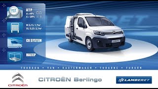 CITROEN Berlingo furgón frigorífico [upl. by Yatnahs149]