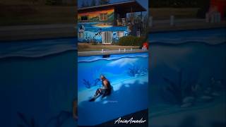 Incredible Pool Painting 🤩❤️ aniaamador [upl. by Yun]