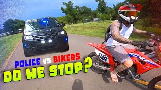 Police VS Bikers  Motorcycles Run From Cops  GOOD or BAD [upl. by Bride]