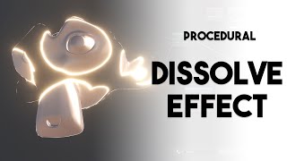 How to create a Dissolve  Disintegration Effect in Blender Procedural Material [upl. by Darcee]