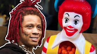 Trippie Redds Haunted Happy Meal Toy Tries to BEEF with me lol [upl. by Eirrej]