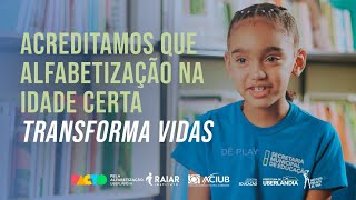 Quem lê transforma  Pacto pela Alfabetização Uberlândia  Instituto Projeto de Vida [upl. by Tarazi]