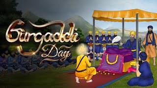 GurGaddi Panth amp Granth  Sikh Animation Story [upl. by Schwing]