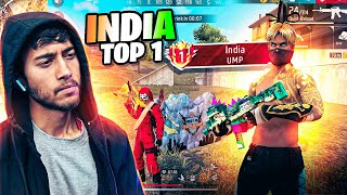 BEST UMP PLAYER OF INDIA VS Badge99 🔥  Free Fire Max [upl. by Berna]