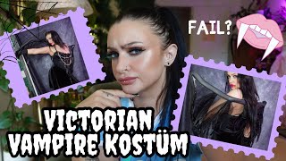 Halloween Kostüm selber nähen Victorian Vampire 🦇  kleiner fail [upl. by Aicilav]