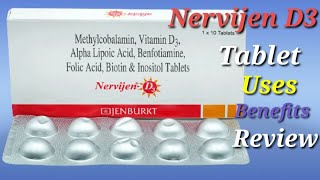 Nervijen D3 Tablet  Nervijen D3 Tablet Uses  Nervijen D3 Tablet Uses Benefits Dosage Review [upl. by Pillow273]