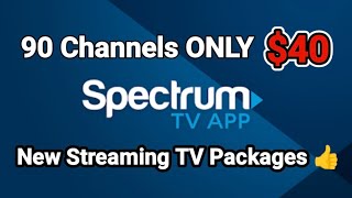 Spectrum NEW Streaming TV Packages [upl. by Juline]