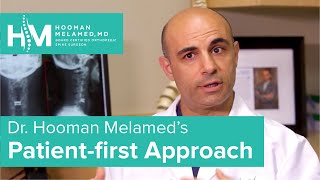 Get To Know Top Surgeon Dr Hooman Melamed  The Spine Pro [upl. by Haidebez]