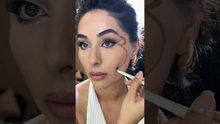 HOW TO CONTOUR SLIM YOUR FACE with makeup makeuptutorial [upl. by Lynett]