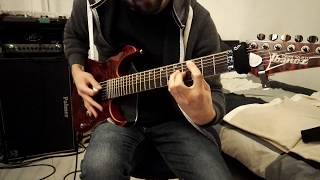 Trivium  Entrance of the conflagration Solo Cover [upl. by Anuahsal]