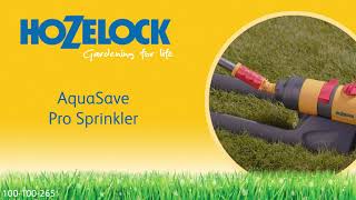 Hozelock  AquaSave Pro Sprinkler [upl. by Rimidalb206]