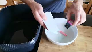 Hp printer ink jet cartridge repair hack Fix a broken dried ink print cartridge head This works [upl. by Wyler]