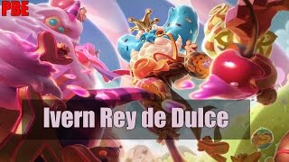 Nuevo Skin  Ivern Rey de Dulce Candy King Ivern 1350RP [upl. by Cioffred]