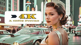 Neon Dreams A 1950s Future 4k  panavision 70 [upl. by Adnovahs]