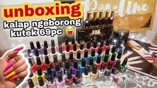 UNBOXING HAUL KUTEK 69PC  UNBOXING 69PC GEL POLISH VENALISA [upl. by Naves]