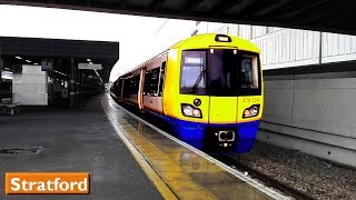 Stratford  North London Line  London Overground  British Rail Class 378 [upl. by Ibrad]