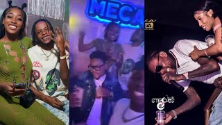 Jaydennand Fabbi Partying with Vybz kartel at Club Meca at Stir Thursday [upl. by Netsew]