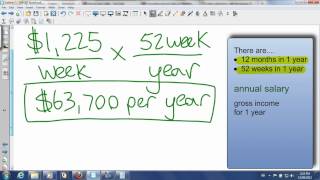 Converting Weekly Salary to Annual and Monthly Salaries [upl. by Letisha]