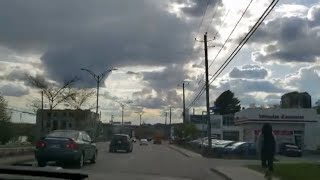 sortie en voiture dans des villages canadienSheerbrookeQuébecCanada [upl. by Quintina]