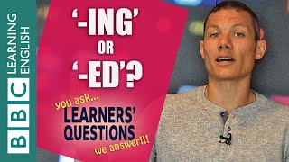 How to use participles as adjectives  Learners Questions [upl. by Spalding]