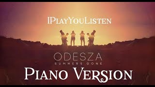 ODESZA  IPlayYouListen Grand Piano Version Chord Sheet [upl. by Nayllij]