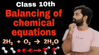 Class  10th Balancing of a chemical equations [upl. by Annirok]