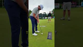 I gave a tour pro the minus loft putter that sound 😂🔊 [upl. by Fulbright]