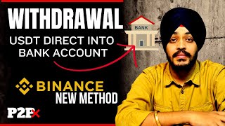 Withdraw USDT from Binance to Bank Account Directly  P2P Solution in India Finally  CryptoAman [upl. by Ermin]