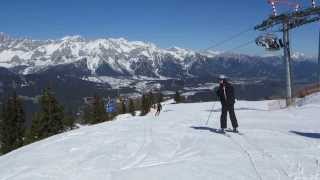 Reiteralm Piste 1 Gasselhöhe Weltcupstrecke bis Talstation Gasselhöhebahn II [upl. by Loralie340]