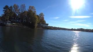 Cruising Lake Keowee  Heading back to South Cove Boat Ramp [upl. by Laise]