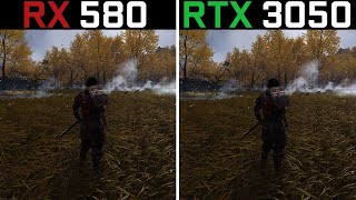 RX 580 vs RTX 3050  Test in 7 Games in 2024 [upl. by Atteynod407]