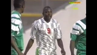 Rashidi Yekini vs Zambia ● 1994 African Cup of Nations Final [upl. by Constantina]