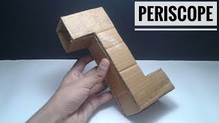 How To Make Simple Periscope From Cardboard and Mirrors  Periscope [upl. by Avad]