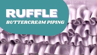 How to Pipe Ruffles on Cake  Ruffle Piping Tips  Finespun Cakes [upl. by Clayborne146]