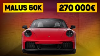 ON CONFIGURE LA NOUVELLE 992 GTS HYBRIDE  60 000€ DE MALUS [upl. by Occor567]