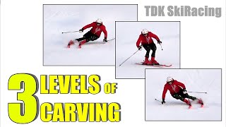 SKI Lesson 3 Levels of CARVING [upl. by Amsirak]