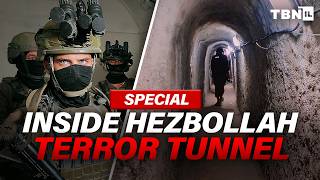 EXCLUSIVE IDF Takes Us INSIDE Hezbollah Terror Tunnel In Lebanon  TBN Israel [upl. by Htederem148]