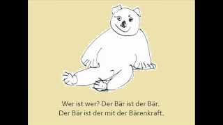 Kunterbunte Kinderlieder  Das Bärenlied mit Text [upl. by Yelmene]