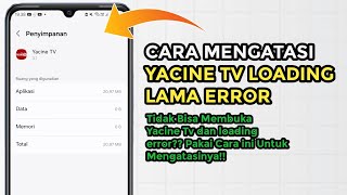 Cara Mengatasi Yacine Tv Loading Lama Error  Yacine Tv Tidak Bisa Dibuka [upl. by Ecylahs]