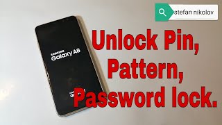 Hard reset Samsung A8 SMA530F Unlock patternpinpassword lock [upl. by Oberg]